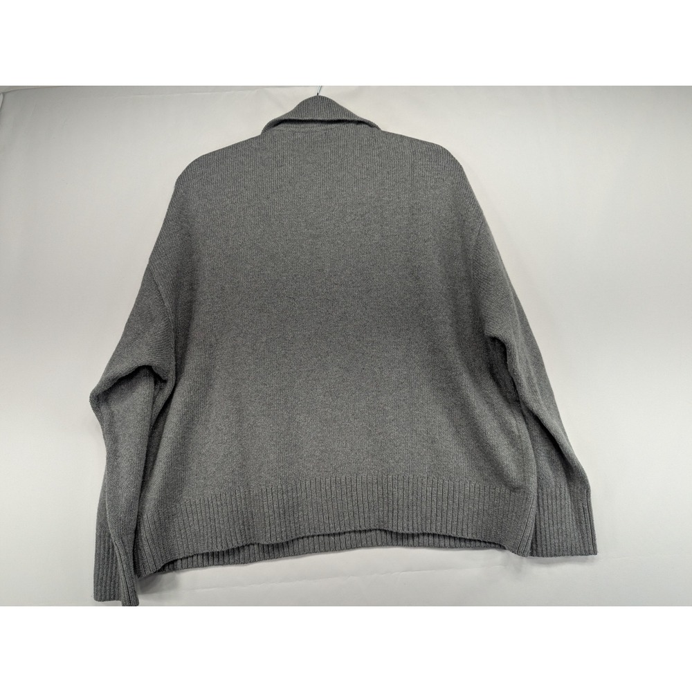 Old Navy Gray Collared Pullover Sweater Oversized… - image 2